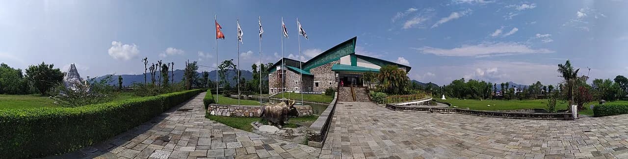 The grounds of the International Mountain Museum