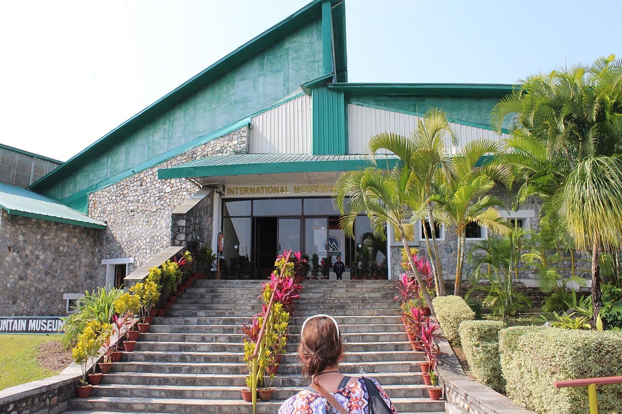 Entrance to the International Mountain Museum in Pokhara