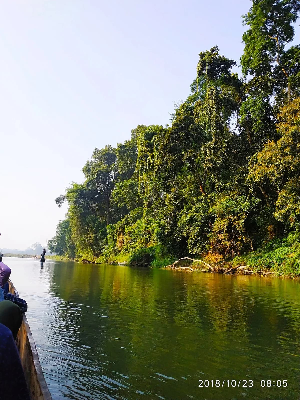 A canoe outing on the Rapti River